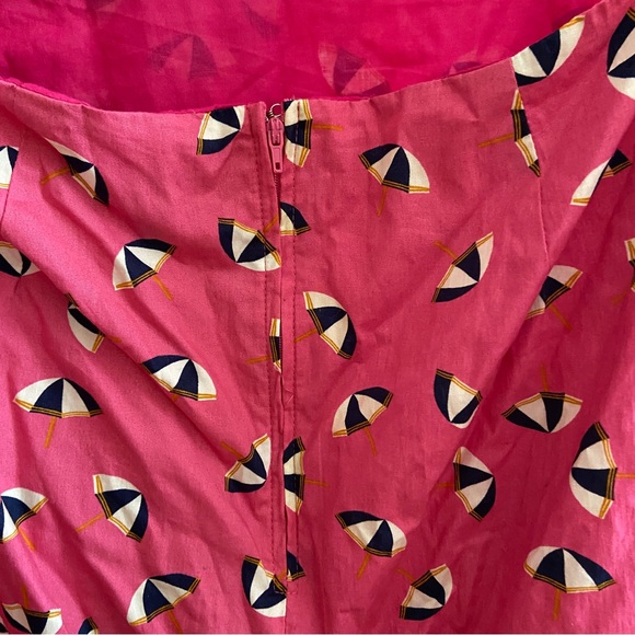 ModCloth umbrella print dress w/cut-out back - Size 12 - NWT - Picture 5 of 12